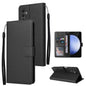 3-Card Slots Multifunctional Leather Phone Case, For Galaxy S26 FE / S25 FE 5G, For Galaxy S26+ 5G, For Galaxy S26 Ultra 5G, For Galaxy S26 5G, For Galaxy S25 Edge 5G