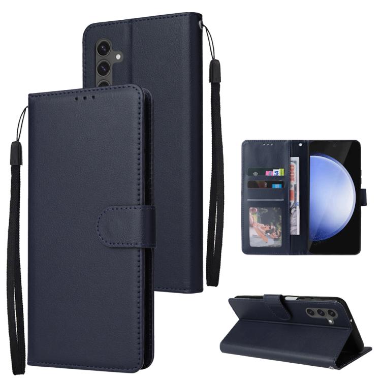3-Card Slots Multifunctional Leather Phone Case, For Galaxy S26 FE / S25 FE 5G, For Galaxy S26+ 5G, For Galaxy S26 Ultra 5G, For Galaxy S26 5G, For Galaxy S25 Edge 5G