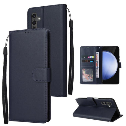3-Card Slots Multifunctional Leather Phone Case, For Galaxy S26 FE / S25 FE 5G, For Galaxy S26+ 5G, For Galaxy S26 Ultra 5G, For Galaxy S26 5G, For Galaxy S25 Edge 5G