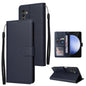 3-Card Slots Multifunctional Leather Phone Case, For Galaxy S26 FE / S25 FE 5G, For Galaxy S26+ 5G, For Galaxy S26 Ultra 5G, For Galaxy S26 5G, For Galaxy S25 Edge 5G