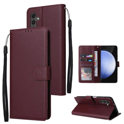 3-Card Slots Multifunctional Leather Phone Case, For Galaxy S26 FE / S25 FE 5G, For Galaxy S26+ 5G, For Galaxy S26 Ultra 5G, For Galaxy S26 5G, For Galaxy S25 Edge 5G