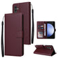 3-Card Slots Multifunctional Leather Phone Case, For Galaxy S26 FE / S25 FE 5G, For Galaxy S26+ 5G, For Galaxy S26 Ultra 5G, For Galaxy S26 5G, For Galaxy S25 Edge 5G