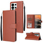 3-Card Slots Multifunctional Leather Phone Case, For Galaxy S26 FE / S25 FE 5G, For Galaxy S26+ 5G, For Galaxy S26 Ultra 5G, For Galaxy S26 5G, For Galaxy S25 Edge 5G