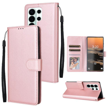 3-Card Slots Multifunctional Leather Phone Case, For Galaxy S26 FE / S25 FE 5G, For Galaxy S26+ 5G, For Galaxy S26 Ultra 5G, For Galaxy S26 5G, For Galaxy S25 Edge 5G