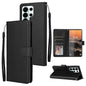 3-Card Slots Multifunctional Leather Phone Case, For Galaxy S26 FE / S25 FE 5G, For Galaxy S26+ 5G, For Galaxy S26 Ultra 5G, For Galaxy S26 5G, For Galaxy S25 Edge 5G