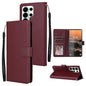 3-Card Slots Multifunctional Leather Phone Case, For Galaxy S26 FE / S25 FE 5G, For Galaxy S26+ 5G, For Galaxy S26 Ultra 5G, For Galaxy S26 5G, For Galaxy S25 Edge 5G