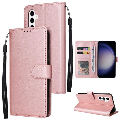 3-Card Slots Multifunctional Leather Phone Case, For Galaxy S26 FE / S25 FE 5G, For Galaxy S26+ 5G, For Galaxy S26 Ultra 5G, For Galaxy S26 5G, For Galaxy S25 Edge 5G
