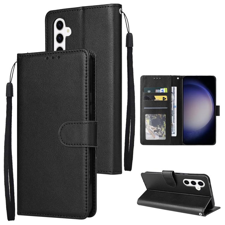 3-Card Slots Multifunctional Leather Phone Case, For Samsung Galaxy S26+ 5G, For Samsung Galaxy S26 Ultra 5G, For Samsung Galaxy S26 5G, For Samsung Galaxy S25 FE 5G, For Samsung Galaxy S25 Edge 5G