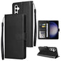 3-Card Slots Multifunctional Leather Phone Case, For Galaxy S26 FE / S25 FE 5G, For Galaxy S26+ 5G, For Galaxy S26 Ultra 5G, For Galaxy S26 5G, For Galaxy S25 Edge 5G