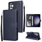 3-Card Slots Multifunctional Leather Phone Case, For Galaxy S26 FE / S25 FE 5G, For Galaxy S26+ 5G, For Galaxy S26 Ultra 5G, For Galaxy S26 5G, For Galaxy S25 Edge 5G