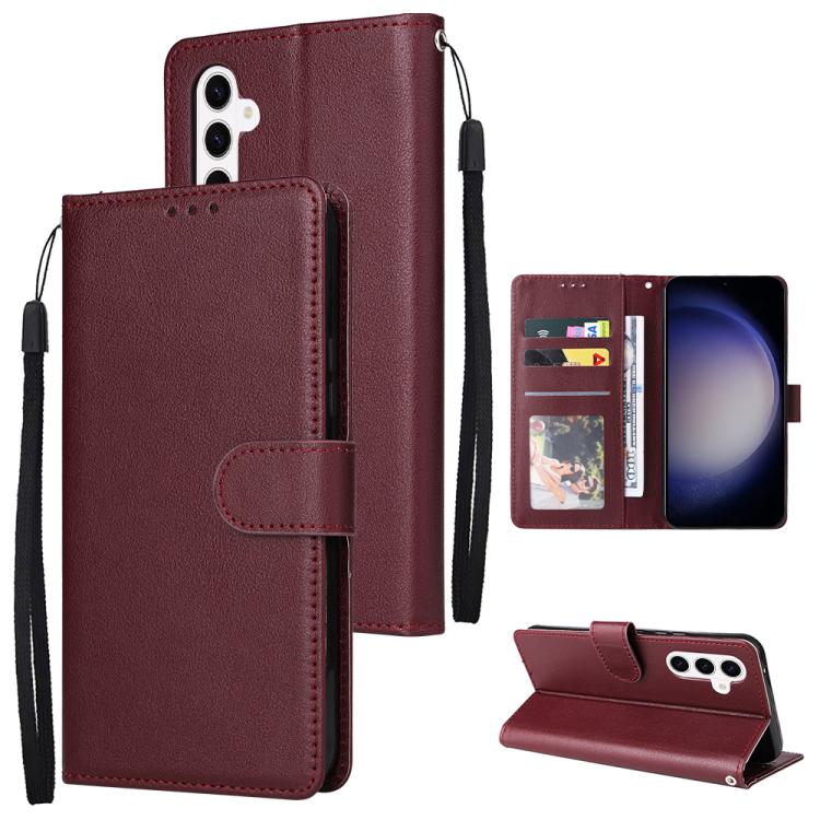3-Card Slots Multifunctional Leather Phone Case, For Galaxy S26 FE / S25 FE 5G, For Galaxy S26+ 5G, For Galaxy S26 Ultra 5G, For Galaxy S26 5G, For Galaxy S25 Edge 5G