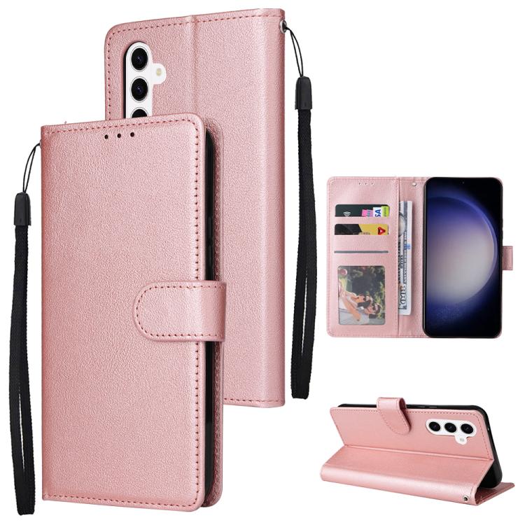 3-Card Slots Multifunctional Leather Phone Case, For Galaxy S26 FE / S25 FE 5G, For Galaxy S26+ 5G, For Galaxy S26 Ultra 5G, For Galaxy S26 5G, For Galaxy S25 Edge 5G
