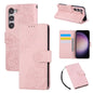 Rose Flower Embossed 3-Card Slots Leather Phone Case, For Samsung Galaxy S24 Ultra 5G, For Samsung Galaxy S23 FE 5G, For Samsung Galaxy S23 Ultra 5G, For Samsung Galaxy S23+ 5G, For Samsung Galaxy S23 5G, For Samsung Galaxy S22 Ultra 5G                ...