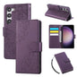 Rose Flower Embossed 3-Card Slots Leather Phone Case, For Samsung Galaxy S24 Ultra 5G, For Samsung Galaxy S23 FE 5G, For Samsung Galaxy S23 Ultra 5G, For Samsung Galaxy S23+ 5G, For Samsung Galaxy S23 5G, For Samsung Galaxy S22 Ultra 5G                ...