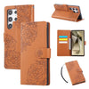 Rose Flower Embossed 3-Card Slots Leather Phone Case, For Samsung Galaxy S24 Ultra 5G, For Samsung Galaxy S23 FE 5G, For Samsung Galaxy S23 Ultra 5G, For Samsung Galaxy S23+ 5G, For Samsung Galaxy S23 5G, For Samsung Galaxy S22 Ultra 5G                ...