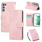 Rose Flower Embossed 3-Card Slots Leather Phone Case, For Samsung Galaxy S24 Ultra 5G, For Samsung Galaxy S23 FE 5G, For Samsung Galaxy S23 Ultra 5G, For Samsung Galaxy S23+ 5G, For Samsung Galaxy S23 5G, For Samsung Galaxy S22 Ultra 5G                ...