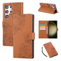 Rose Flower Embossed 3-Card Slots Leather Phone Case, For Samsung Galaxy S24 Ultra 5G, For Samsung Galaxy S23 FE 5G, For Samsung Galaxy S23 Ultra 5G, For Samsung Galaxy S23+ 5G, For Samsung Galaxy S23 5G, For Samsung Galaxy S22 Ultra 5G                ...