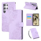 Rose Flower Embossed 3-Card Slots Leather Phone Case, For Samsung Galaxy S24 Ultra 5G, For Samsung Galaxy S23 FE 5G, For Samsung Galaxy S23 Ultra 5G, For Samsung Galaxy S23+ 5G, For Samsung Galaxy S23 5G, For Samsung Galaxy S22 Ultra 5G                ...