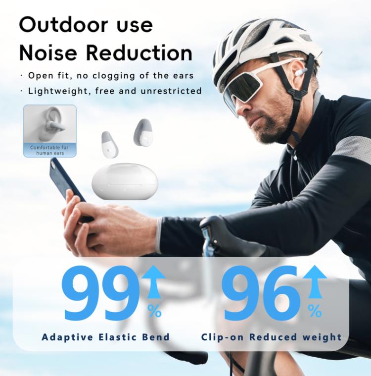 F13 Ear-Hook Noise Reduction 13mm Moving Coil HIFI BT 5.4 Wireless Earphones