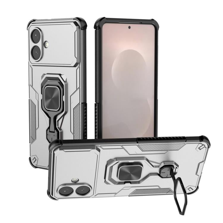 Metal Kickstand TPU Hybrid PC Phone Case, For Samsung Galaxy S26+ 5G, For Samsung Galaxy S26 Edge 5G, For Samsung Galaxy S26 Ultra 5G, For Samsung Galaxy S26 5G, For Samsung Galaxy S25 Edge 5G, For Samsung Galaxy S25 5G, For Samsung Galaxy S25+ 5G     ...