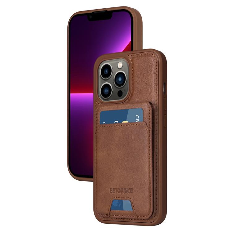 BETOPNICE Vertical Flip Detachable MagSafe Wallet Phone Case