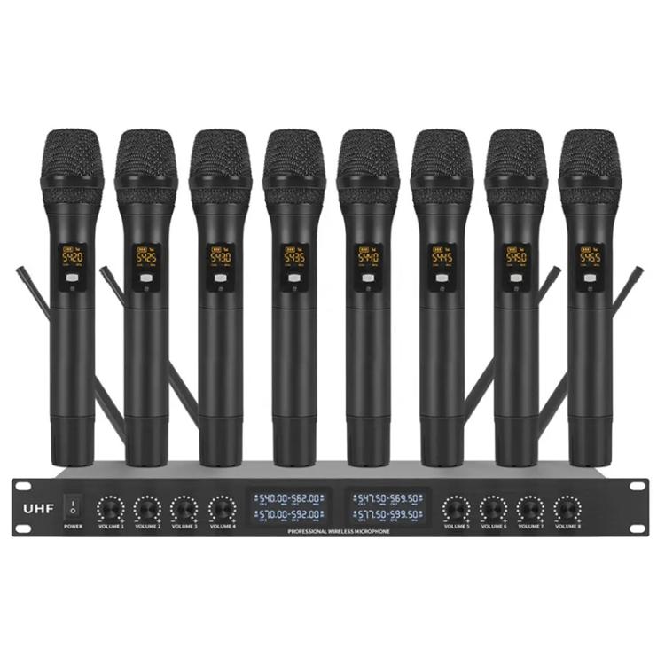 YT8 Wireless 8 Channel UHF Handheld Microphone for Stage Show