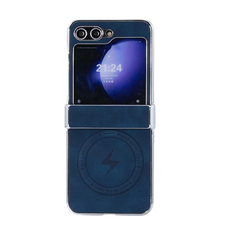 Electroplated PC Sheepskin Invisible Magnetic MagSafe Folding Phone Case