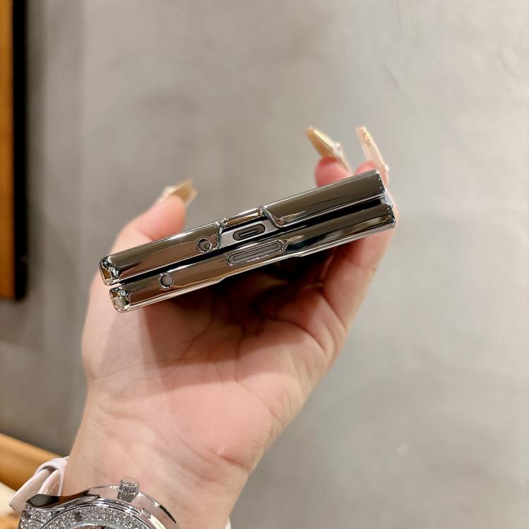 Electroplated PC Sheepskin Invisible Magnetic MagSafe Folding Phone Case