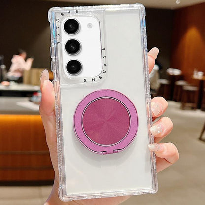 Dreamland Transparent MagSafe Holder Phone Case, For Samsung Galaxy S23 5G, For Samsung Galaxy S22 Ultra 5G, For Samsung Galaxy S22+ 5G, For Samsung Galaxy S22 5G, For Samsung Galaxy S21 5G, For Samsung Galaxy S21+ 5G