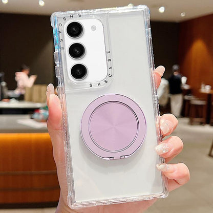 Dreamland Transparent MagSafe Holder Phone Case, For Samsung Galaxy S23 5G, For Samsung Galaxy S22 Ultra 5G, For Samsung Galaxy S22+ 5G, For Samsung Galaxy S22 5G, For Samsung Galaxy S21 5G, For Samsung Galaxy S21+ 5G