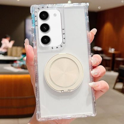 Dreamland Transparent MagSafe Holder Phone Case, For Samsung Galaxy S23 5G, For Samsung Galaxy S22 Ultra 5G, For Samsung Galaxy S22+ 5G, For Samsung Galaxy S22 5G, For Samsung Galaxy S21 5G, For Samsung Galaxy S21+ 5G