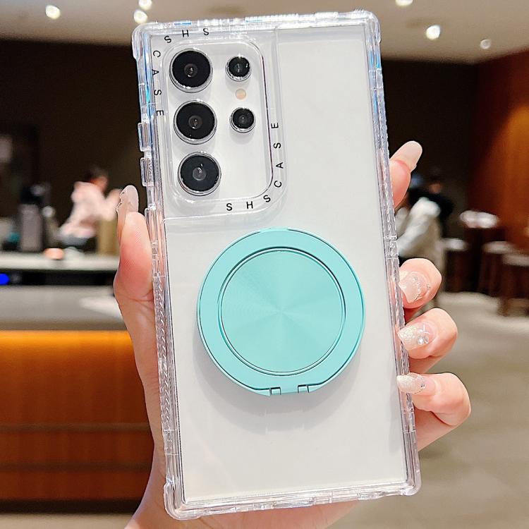 Dreamland Transparent MagSafe Holder Phone Case, For Samsung Galaxy S21 Ultra 5G