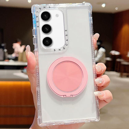 Dreamland Transparent MagSafe Holder Phone Case, For Samsung Galaxy S23 5G, For Samsung Galaxy S22 Ultra 5G, For Samsung Galaxy S22+ 5G, For Samsung Galaxy S22 5G, For Samsung Galaxy S21 5G, For Samsung Galaxy S21+ 5G