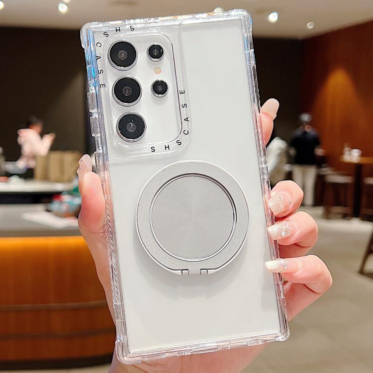 Dreamland Transparent MagSafe Holder Phone Case, For Samsung Galaxy S25 / S24 5G, For Samsung Galaxy S25+ / S24+ 5G, For Samsung Galaxy S25 Ultra / S24 Ultra 5G, For Samsung Galaxy S23 FE 5G, For Samsung Galaxy S23 Ultra 5G, For Samsung Galaxy S23+ 5G