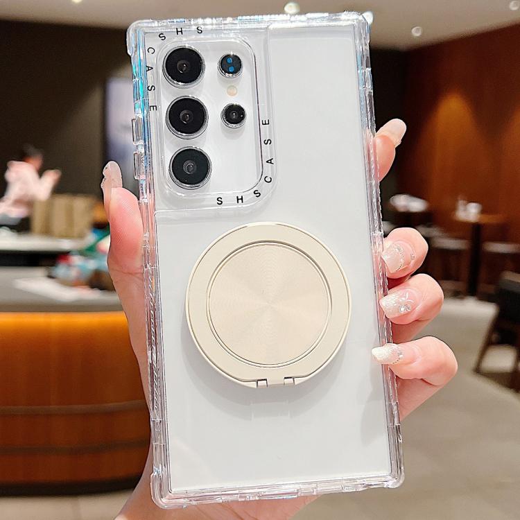Dreamland Transparent MagSafe Holder Phone Case, For Samsung Galaxy S25 / S24 5G, For Samsung Galaxy S25+ / S24+ 5G, For Samsung Galaxy S25 Ultra / S24 Ultra 5G, For Samsung Galaxy S23 FE 5G, For Samsung Galaxy S23 Ultra 5G, For Samsung Galaxy S23+ 5G