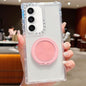 Dreamland Transparent MagSafe Holder Phone Case, For Samsung Galaxy S25 / S24 5G, For Samsung Galaxy S25+ / S24+ 5G, For Samsung Galaxy S25 Ultra / S24 Ultra 5G, For Samsung Galaxy S23 FE 5G, For Samsung Galaxy S23 Ultra 5G, For Samsung Galaxy S23+ 5G