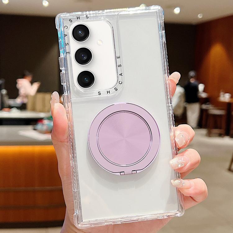 Dreamland Transparent MagSafe Holder Phone Case, For Samsung Galaxy S25 / S24 5G, For Samsung Galaxy S25+ / S24+ 5G, For Samsung Galaxy S25 Ultra / S24 Ultra 5G, For Samsung Galaxy S23 FE 5G, For Samsung Galaxy S23 Ultra 5G, For Samsung Galaxy S23+ 5G