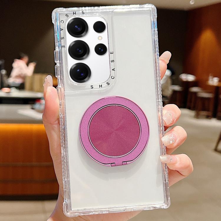 Dreamland Transparent MagSafe Holder Phone Case, For Samsung Galaxy S25 / S24 5G, For Samsung Galaxy S25+ / S24+ 5G, For Samsung Galaxy S25 Ultra / S24 Ultra 5G, For Samsung Galaxy S23 FE 5G, For Samsung Galaxy S23 Ultra 5G, For Samsung Galaxy S23+ 5G