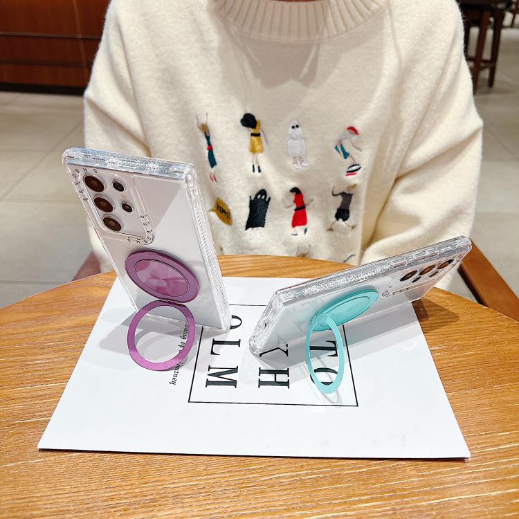 Dreamland Transparent MagSafe Holder Phone Case, For Samsung Galaxy S25 / S24 5G, For Samsung Galaxy S25+ / S24+ 5G, For Samsung Galaxy S25 Ultra / S24 Ultra 5G, For Samsung Galaxy S23 FE 5G, For Samsung Galaxy S23 Ultra 5G, For Samsung Galaxy S23+ 5G