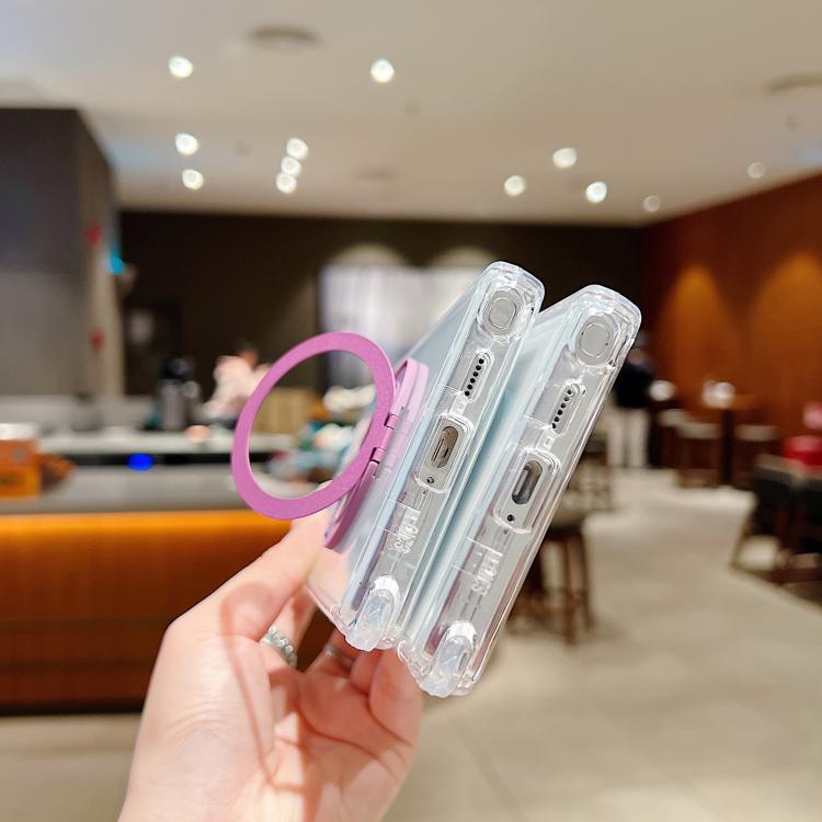 Dreamland Transparent MagSafe Holder Phone Case, For Samsung Galaxy S25 / S24 5G, For Samsung Galaxy S25+ / S24+ 5G, For Samsung Galaxy S25 Ultra / S24 Ultra 5G, For Samsung Galaxy S23 FE 5G, For Samsung Galaxy S23 Ultra 5G, For Samsung Galaxy S23+ 5G