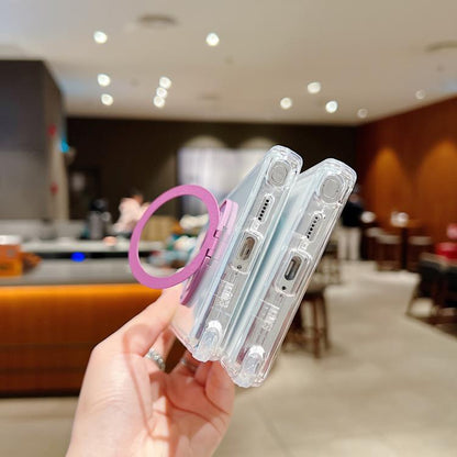 Dreamland Transparent MagSafe Holder Phone Case, For Samsung Galaxy S23 5G, For Samsung Galaxy S22 Ultra 5G, For Samsung Galaxy S22+ 5G, For Samsung Galaxy S22 5G, For Samsung Galaxy S21 5G, For Samsung Galaxy S21+ 5G