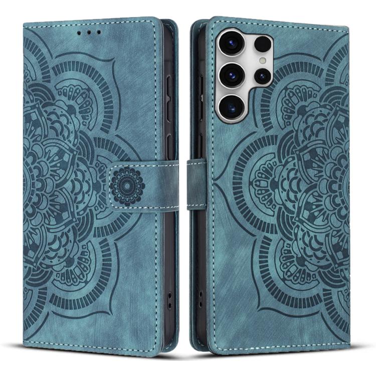 Mandala Embossed Retro Frosted Leather Phone Case, For Samsung Galaxy S26+ 5G, For Samsung Galaxy S26 Edge 5G, For Samsung Galaxy S26 Ultra 5G, For Samsung Galaxy S26 5G, For Samsung Galaxy S25 FE 5G, For Samsung Galaxy S25 Edge 5G                     ...