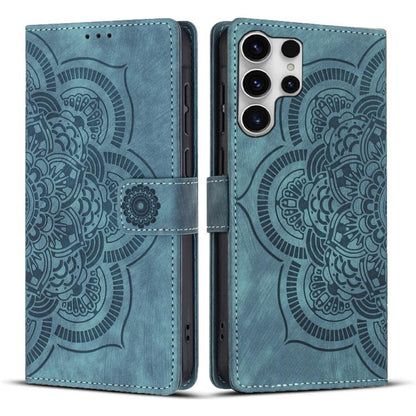 Mandala Embossed Retro Frosted Leather Phone Case, For Samsung Galaxy S25 Ultra 5G, For Samsung Galaxy S24 FE 5G, For Samsung Galaxy S24 Ultra 5G, For Samsung Galaxy S24+ 5G, For Samsung Galaxy S24 5G, For Samsung Galaxy S23 FE 5G                      ...