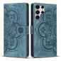Mandala Embossed Retro Frosted Leather Phone Case, For Samsung Galaxy S25 Ultra 5G, For Samsung Galaxy S24 FE 5G, For Samsung Galaxy S24 Ultra 5G, For Samsung Galaxy S24+ 5G, For Samsung Galaxy S24 5G, For Samsung Galaxy S23 FE 5G                      ...