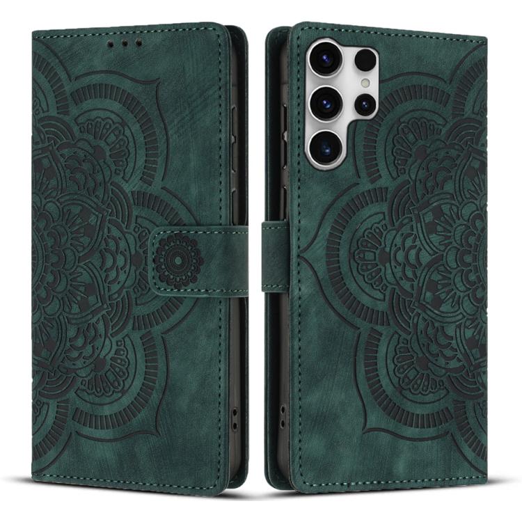 Mandala Embossed Retro Frosted Leather Phone Case, For Samsung Galaxy S26+ 5G, For Samsung Galaxy S26 Edge 5G, For Samsung Galaxy S26 Ultra 5G, For Samsung Galaxy S26 5G, For Samsung Galaxy S25 FE 5G, For Samsung Galaxy S25 Edge 5G                     ...