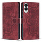 Mandala Embossed Retro Frosted Leather Phone Case, For Galaxy S26 FE 5G, For Samsung Galaxy S26+ 5G, For Samsung Galaxy S26 Edge 5G, For Samsung Galaxy S26 Ultra 5G, For Samsung Galaxy S26 5G, For Samsung Galaxy S25 FE 5G, For Samsung Galaxy S25 Edge 5...