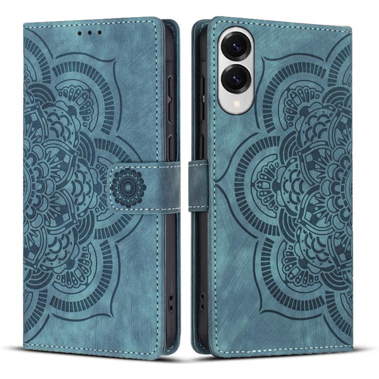 Mandala Embossed Retro Frosted Leather Phone Case, For Samsung Galaxy S26+ 5G, For Samsung Galaxy S26 Edge 5G, For Samsung Galaxy S26 Ultra 5G, For Samsung Galaxy S26 5G, For Samsung Galaxy S25 FE 5G, For Samsung Galaxy S25 Edge 5G                     ...