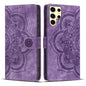 Mandala Embossed Retro Frosted Leather Phone Case, For Samsung Galaxy S25 Ultra 5G, For Samsung Galaxy S24 FE 5G, For Samsung Galaxy S24 Ultra 5G, For Samsung Galaxy S24+ 5G, For Samsung Galaxy S24 5G, For Samsung Galaxy S23 FE 5G                      ...