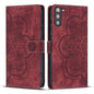 Mandala Embossed Retro Frosted Leather Phone Case, For Samsung Galaxy S25 Ultra 5G, For Samsung Galaxy S24 FE 5G, For Samsung Galaxy S24 Ultra 5G, For Samsung Galaxy S24+ 5G, For Samsung Galaxy S24 5G, For Samsung Galaxy S23 FE 5G                      ...