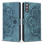 Mandala Embossed Retro Frosted Leather Phone Case, For Samsung Galaxy S25 Ultra 5G, For Samsung Galaxy S24 FE 5G, For Samsung Galaxy S24 Ultra 5G, For Samsung Galaxy S24+ 5G, For Samsung Galaxy S24 5G, For Samsung Galaxy S23 FE 5G                      ...